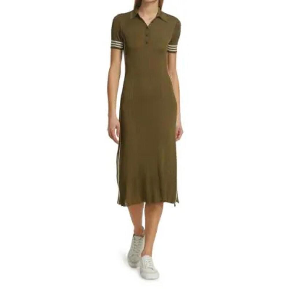 Rag & Bone Olive Midi Dress L XL 12 Very Flattering!